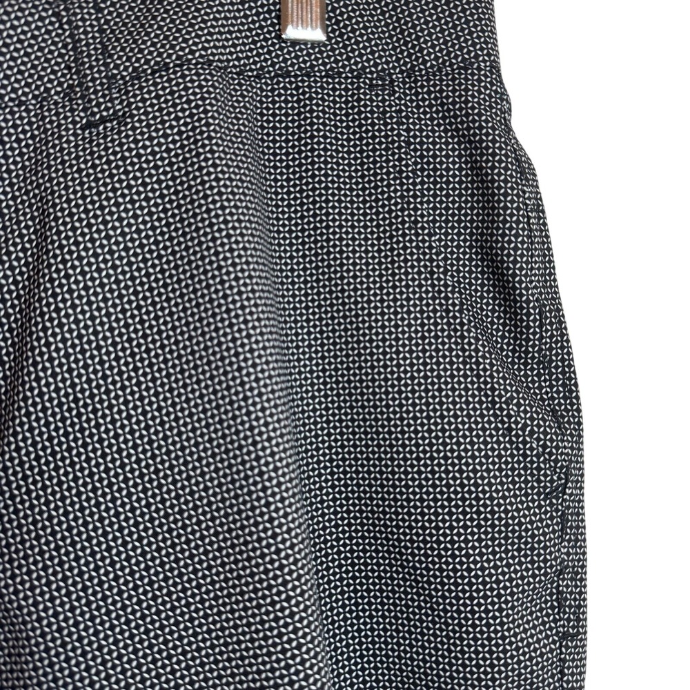Johnnie O Mens Golf Shorts Size 34 Black White Geometric Performance Stretch - Picture 2 of 11